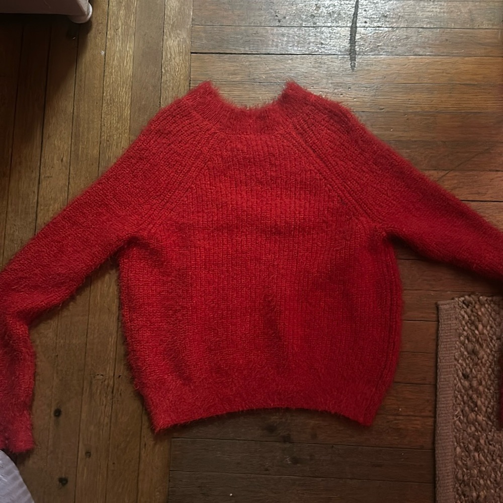 Red christmas sweater, could wear casual or as an ugly sweater